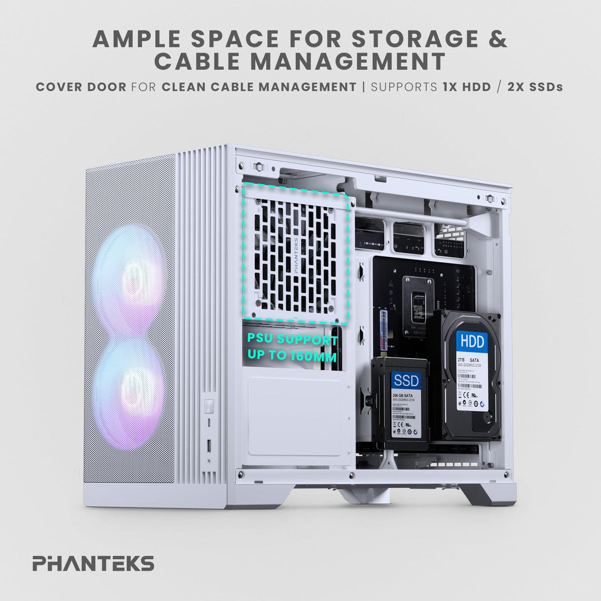 Phanteks PHXT325M Micro ATX PC Case