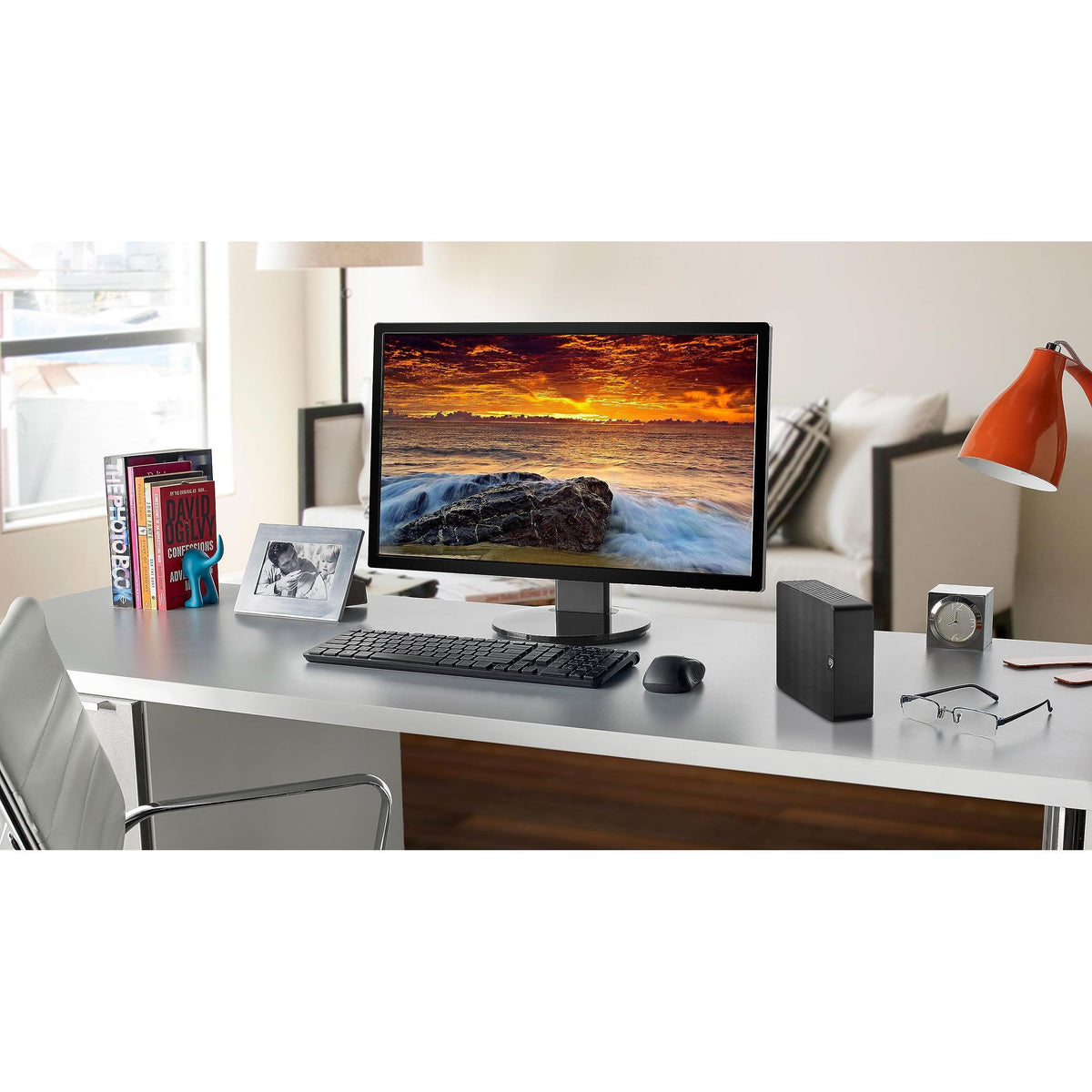 Seagate Expansion 22TB External Hard Drive HDD - USB 3.0, with Rescue Data Recovery Services (STKP22000400)