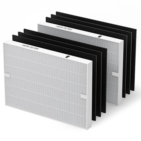 AP 1512HH Air Purifier Replacement Filter Set for Coway Airmega AP 1512HH and and Airmega 200M air Purifier, 2 HEPA and 6 Carbon Filters, Compared to Part #3304899