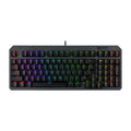 ASUS TUF Gaming K3 Gen II Wired USB Gaming Keyboard 鈥?97-Key Compact Layout, Optical-Mechanical Blue (Clicky) Switches, PBT Keycaps, Detachable Top Plate, IP57 Waterproofing, PC/Mac Support - Black