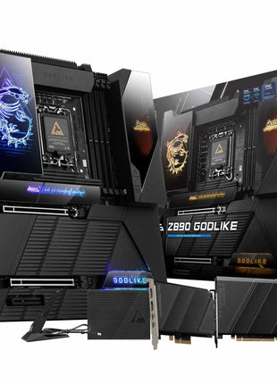 MSI MEG Z890 GODLIKE Gaming Desktop Motherboard - Intel Z890 Chipset - Socket LGA-1851 - Extended ATX - Core Ultra Processor Supported - 256 GB DDR5 SDRAM Maximum RAM - DIMM, UDIMM - 4 x Memory Slots