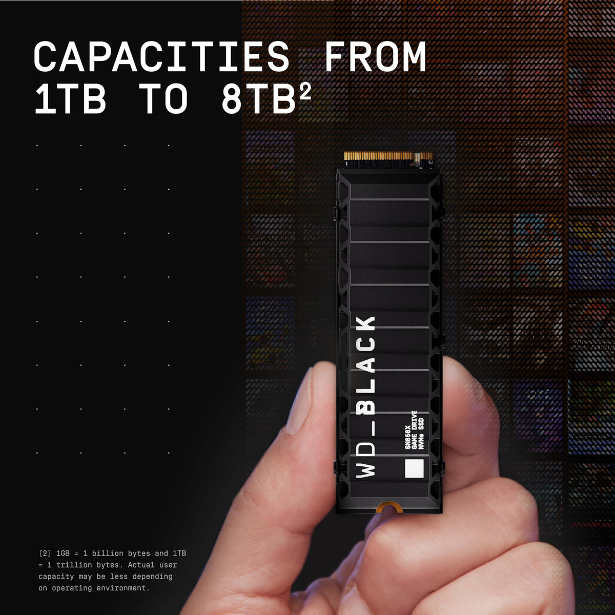 WD_BLACK 4TB SN850X NVMe Internal Gaming Solid State Drive with Heatsink - Works with PlayStation 5, Gen4 PCIe, M.2 2280, Up to 7,300 MB/s - WDS400T2XHE