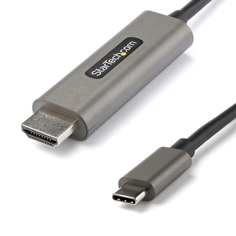 StarTech.com 6ft (2m) USB C to HDMI Cable 4K 60Hz w/ HDR10 - Ultra HD USB Type-C to 4K HDMI 2.0b Video Adapter Cable - USB-C to HDMI HDR Monitor/Display Converter - DP 1.4 Alt Mode HBR3 (CDP2HDMM2MH)