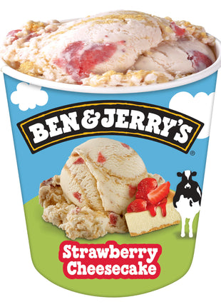 Ben & Jerry's Ice Cream Strawberry Cheesecake Non-GMO 16 oz