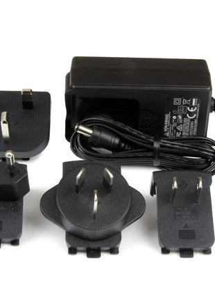 StarTech.com Universal Replacement Power Adapter - DC 9 Volts, 2 Amps Power Adapter (SVA9M2NEUA), Black