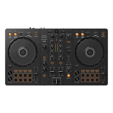 Pioneer DJ DDJ-FLX4 2-deck Rekordbox and Serato DJ Controller - Graphite