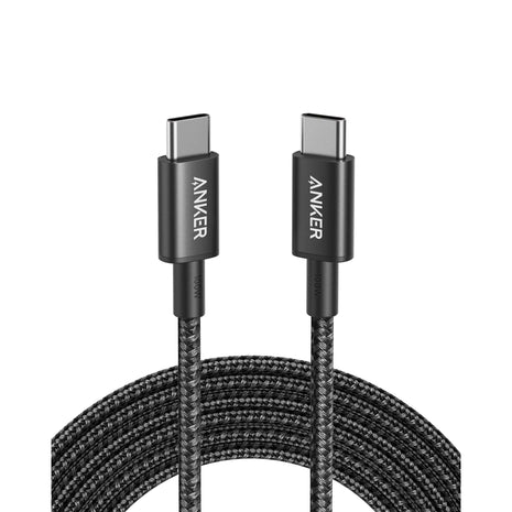 Anker USB C to USB C Cable, 100W Fast Charging Cable(1-Pack, 10 ft, Black) | For iPhone 17 / 17 Pro, MacBook, and More