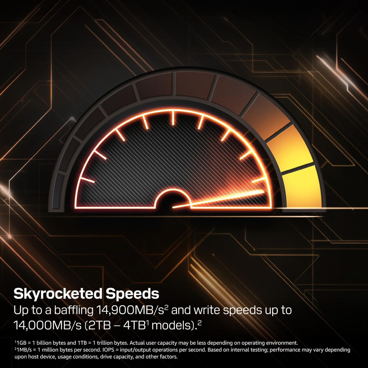 WD_BLACK 1TB SN8100 NVMe SSD Internal Solid State Drive - Gen 5 PCIe 5.0x4, M.2 2280, Seq. Read Speeds Up to 14,900 MB/s, Best for AI Applications, Gaming, and Video Editing - WDS100T1X0M