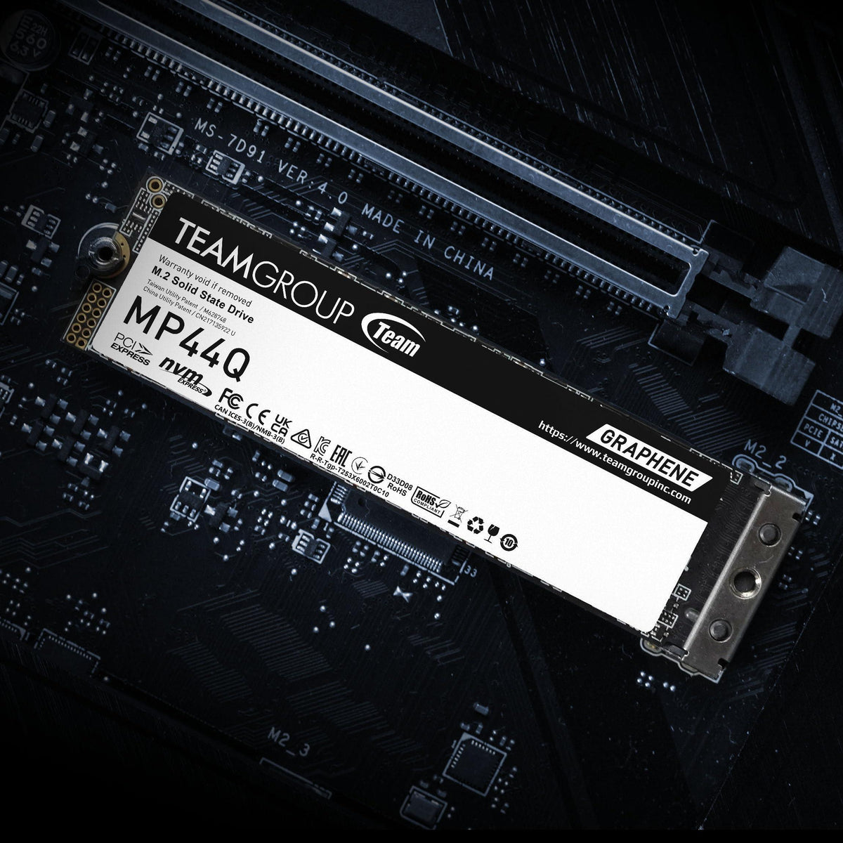 TEAMGROUP MP44Q 4TB SLC Cache Gen 4x4 M.2 2280 PCIe 4.0 w/NVMe Laptop & Desktop & NUC & NAS SSD Read/Write Speed up to 7400/6500MB/s TM8FFD004T0C101