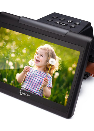 ClearClick Virtuoso 3.0 (Third Generation) 22MP Film & Slide Scanner (35mm, 110, 126) with Large 7 inch LCD Screen - Convert Slides and Negatives to Digital Photos