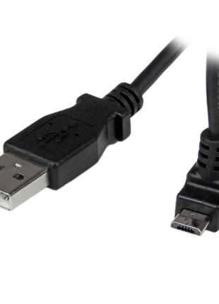StarTech.com 2m 1 x USB A Male to Micro B Male Micro USB Cable Cord - Black (USBAUB2MU)