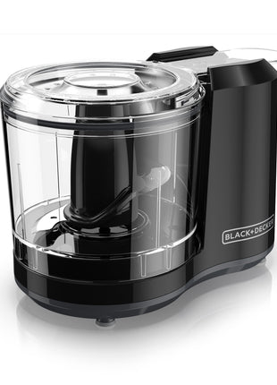 BLACK+DECKER 1.5-Cup Electric Food Chopper, One Touch Pulse, 150W Motor, Stay-Sharp Blade, Dishwasher Safe