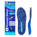 PowerStep Pinnacle Insoles - Orthotics for Plantar Fasciitis Relief – Made in USA Orthotic Insoles for Arch Support with Moderate Pronation - #1 Podiatrist Recommended (M 6-6.5 W 8-8.5)