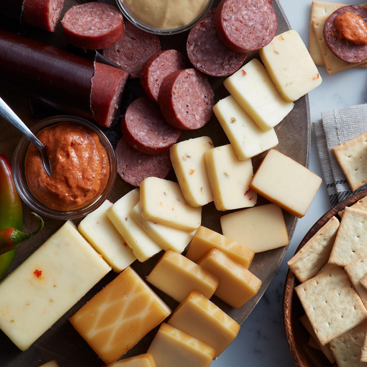 Hickory Farms Signature Beef Summer Sausage - 3 Pack | 100% Beef - Great for Charcuterie Boards | Award-Winning for Superior Taste | Gluten Free, High Protein Snack