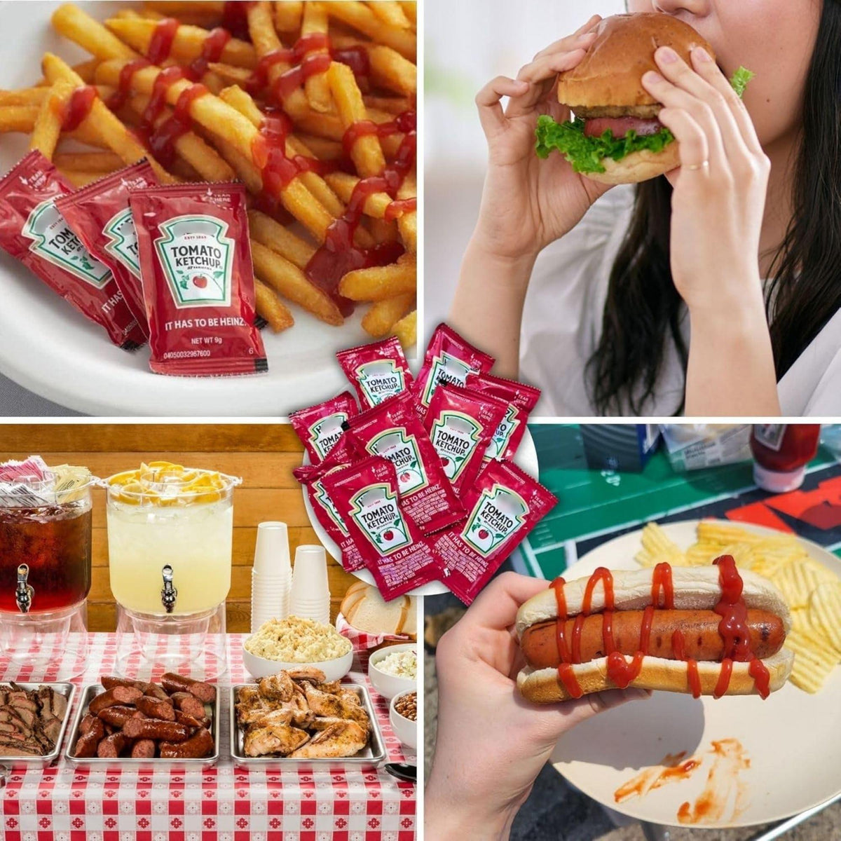 Gift Set: Ketchup Packets (9g) – 50 Count with Spreader in Food-Safe Resealable Bag by CMC Products (approximately 50 packets)