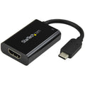 StarTech.com USB C to HDMI 2.0 Adapter with Power Delivery - 4K 60Hz USB Type-C to HDMI Display Video Converter - 60W PD Pass-Through Charging Port - Thunderbolt 3 Compatible - Black (CDP2HDUCP)