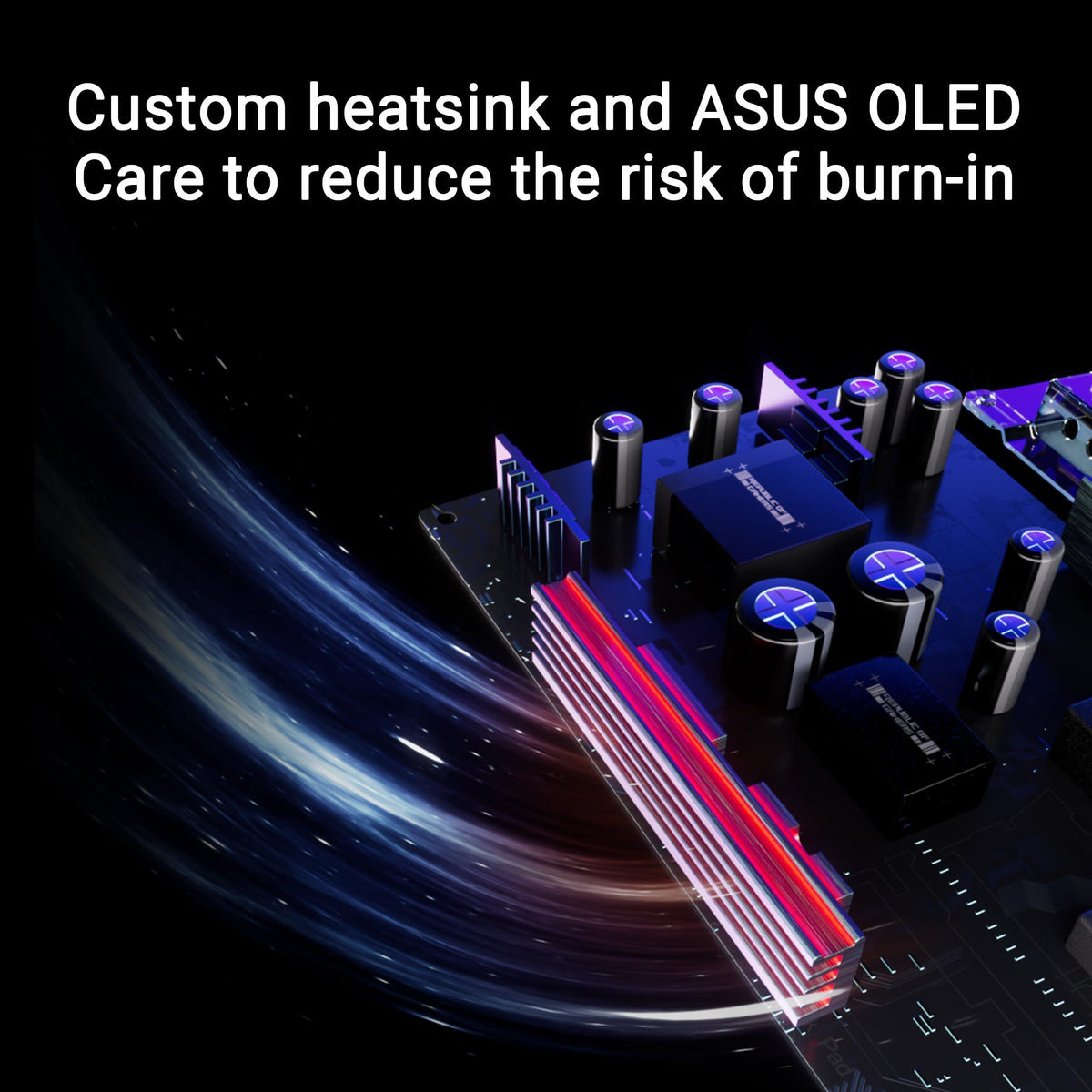ASUS ROG Strix 27” 1440P OLED Gaming Monitor (XG27AQDMG) - QHD, Glossy OLED, 240Hz, 0.03ms, Custom Heatsink, Anti-flicker,Uniform Brightness, G-SYNC Compatible, 99% DCI-P3, DisplayWidget, 3yr warranty