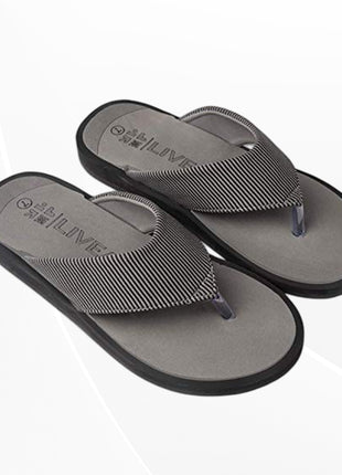 LivEasy Extra Soft Ortho Care Diabetic & Orthopedic Slippers Men (Grey, UK 8)