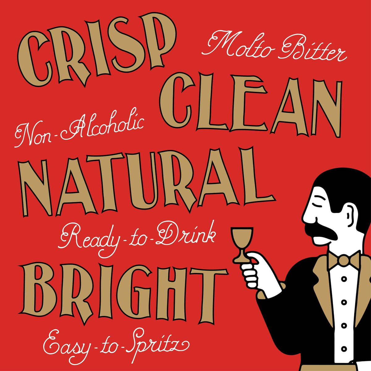Lapo's Non Alcoholic Negroni, Non-Alcoholic Spirits, Gluten Free, For Non-Alcoholic Spritz, Zero Proof Drinks, Beverages & Mocktails, Alcohol Alternative, Lightly Sparkling & Bittersweet, 4 Pack Cans