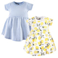 Hudson Baby Girl's Cotton Dresses, Lemons, 18-24 Months