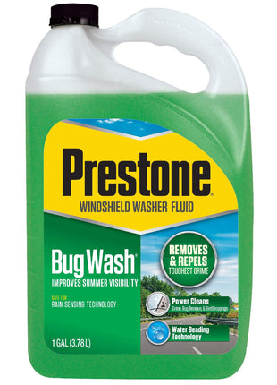 Prestone Bug Wash Windshield Washer Fluid, 1 Gallon