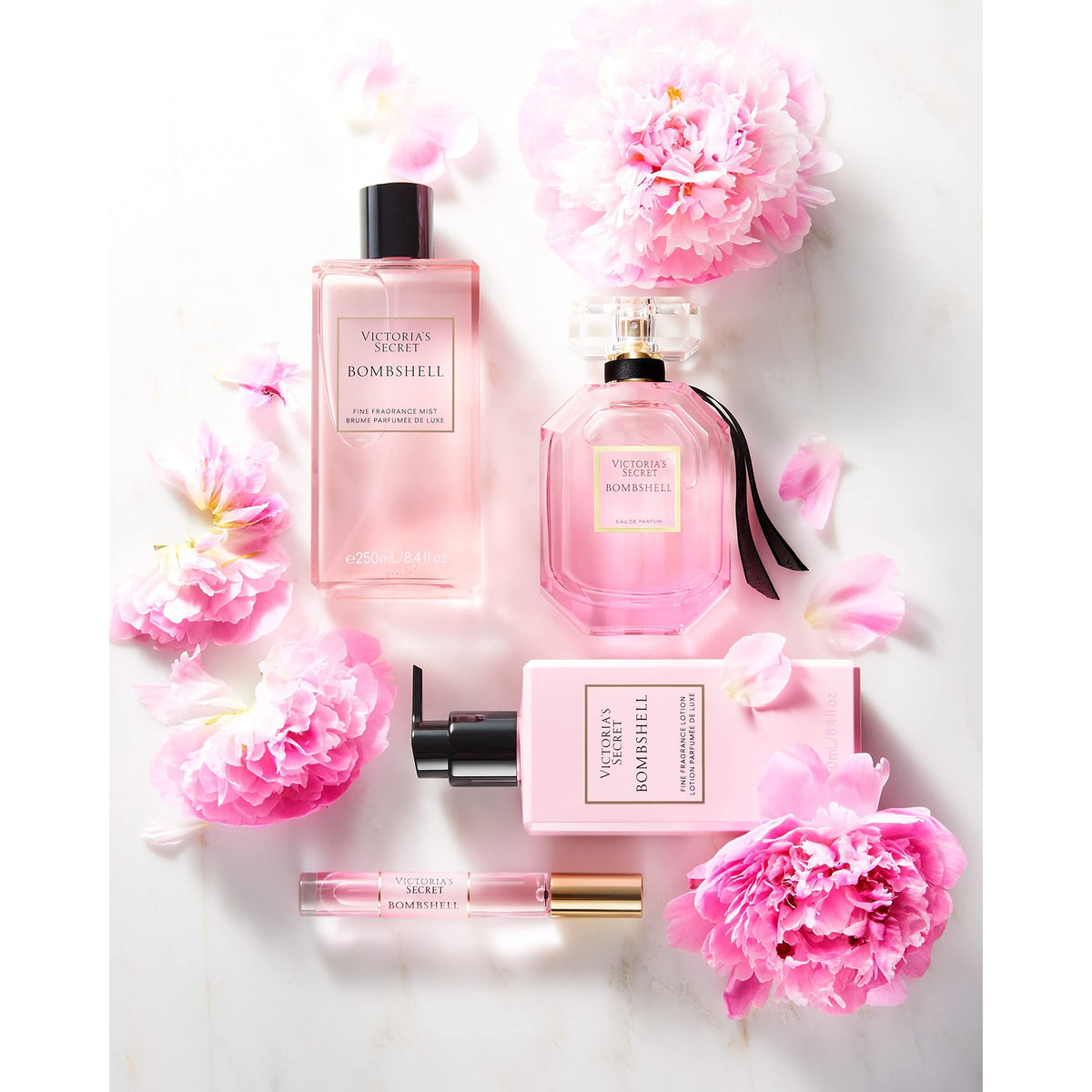Victoria's Secret Bombshell Eau de Parfum, Notes of Purple Passion Fruit, Shangri-La Peony & Vanilla Orchid, Perfumes for Women (3.4 oz)