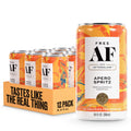 AF Drinks Non-Alcoholic Apero Spritz | Alcohol Alternative Sparkling Cocktails with AFTERGLOW Botanical Warmth | Gluten-Free, Low-Calorie | 8.4 oz Cans (12-Pack)