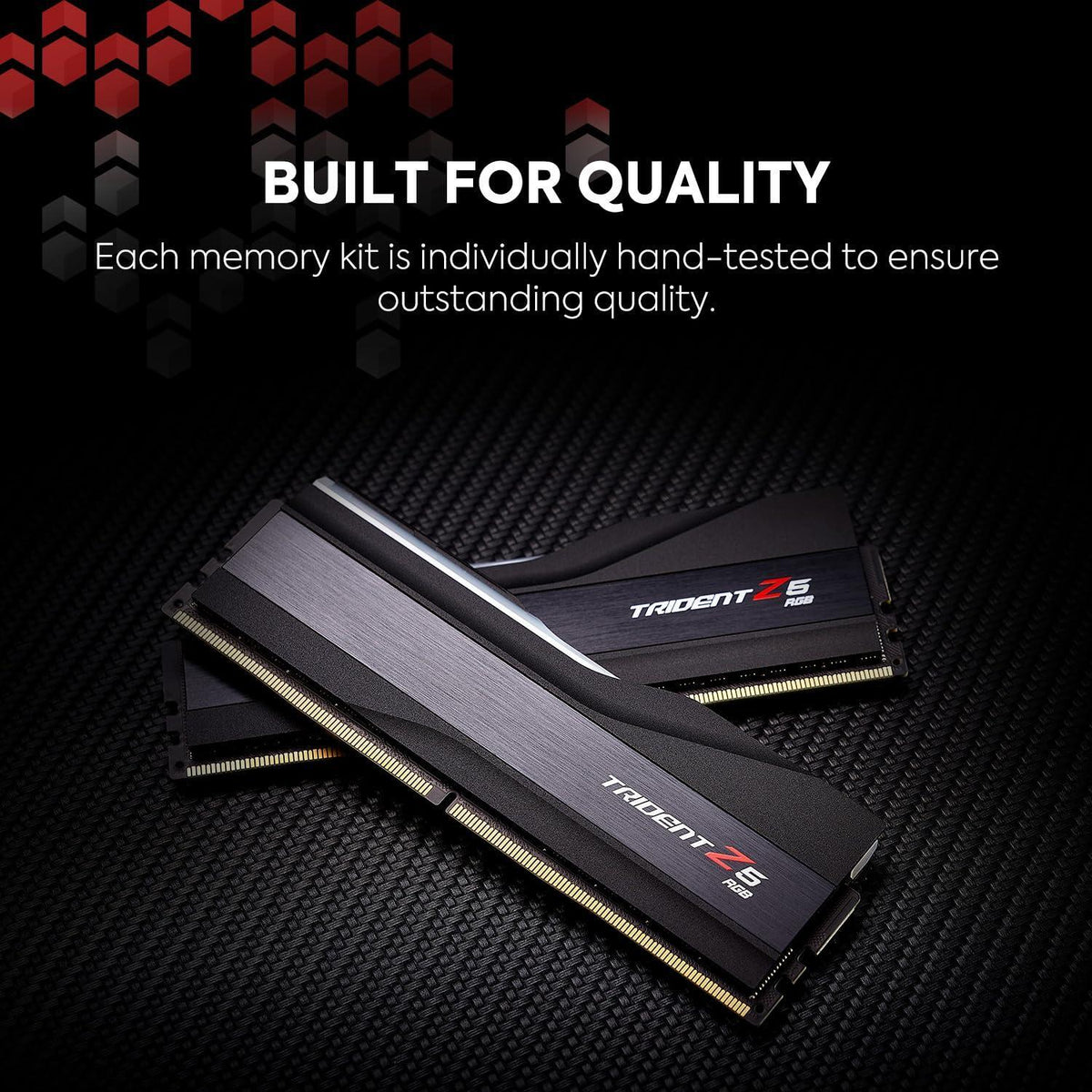 G.SKILL Trident Z5 RGB Series (Intel XMP 3.0) DDR5 RAM 48GB (2x24GB) 8200MT/s CL40-52-52-131 1.35V Desktop Computer Memory UDIMM - Matte Black (F5-8200J4052F24GX2-TZ5RK)