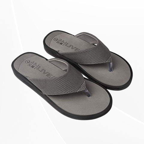 LivEasy Extra Soft Ortho Care Diabetic & Orthopedic Slippers Men (Grey, UK 8)