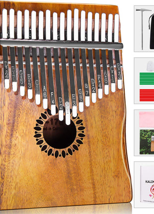 Newlam Kalimba Thumb Piano 17 Keys, Musical Gift for Kids and Adults