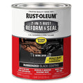 Rust-Oleum 344763 Automotive 2-in-1 Rust Reform & Seal, Quart, Black, 32 Fl Oz (Pack of 1)