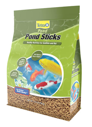 TetraPond Pond Sticks, Pond Fish Food, for Goldfish and Koi, 1.72 Pounds