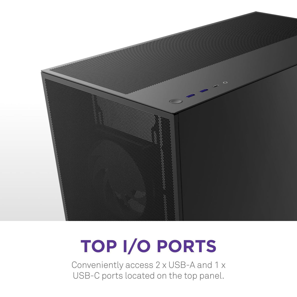 NZXT H7 Flow RGB Mid-Tower ATX Airflow Case with RGB Fans