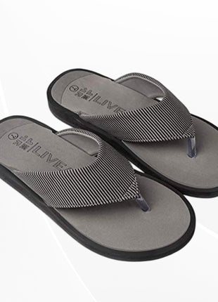 LivEasy Extra Soft Ortho Care Diabetic & Orthopedic Slippers- Men (Grey, UK 6)