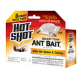 Hot Shot Ant Bait, Kills the Queen and Colony, Works for 6 months, Pack of 1, 8 Count