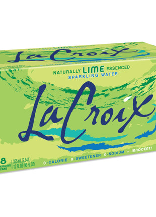 LaCroix Sparkling Water, Lime, 12 Fl Oz (pack of 8)