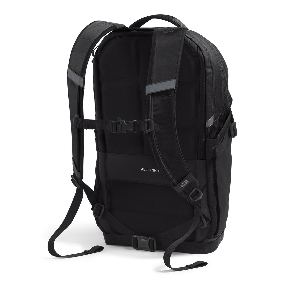 THE NORTH FACE Recon Everyday Laptop Backpack | Daypack with Water Repellent Finish, 16" Laptop Sleeve, 2 Water Bottle Pockets, TNF Black/TNF Black-NPF, One Size