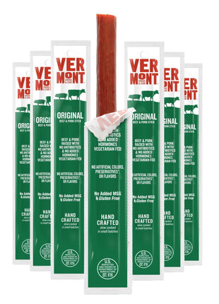Vermont Smoke & Cure Original Beef & Pork Sticks, Gluten Free, 1 Ounce (Pack of 24)