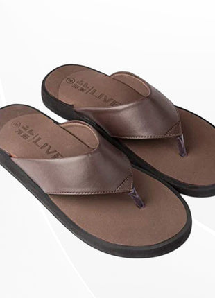 LivEasy Extra Soft Ortho Care Diabetic & Orthopedic Slippers/Doctor Slippers - Men Brown UK-11