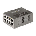 StarTech.com 4-Port Multi-Gigabit PoE++ Injector, 5/2.5/1G Ethernet (NBASE-T), PoE/PoE+/PoE++, Wall/DIN Rail Mountable, TAA