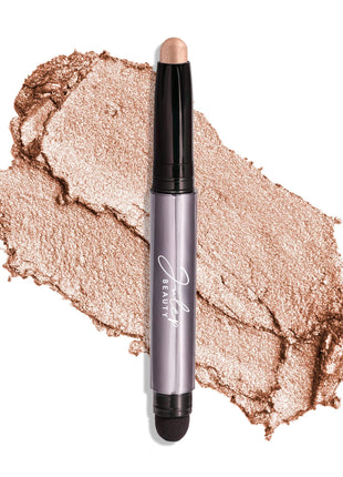 Julep Eyeshadow 101 Cream-to-Powder Waterproof Eyeshadow Stick – Champagne Shimmer – Long-Lasting, Buildable, Crease-Proof, Cruelty Free, Shimmer Finish with Built-In Smudger