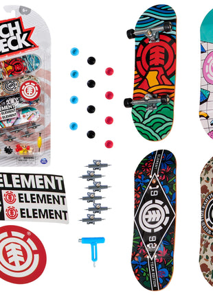 TECH DECK Ultra DLX Element Skateboards Fingerboard 4-Pack