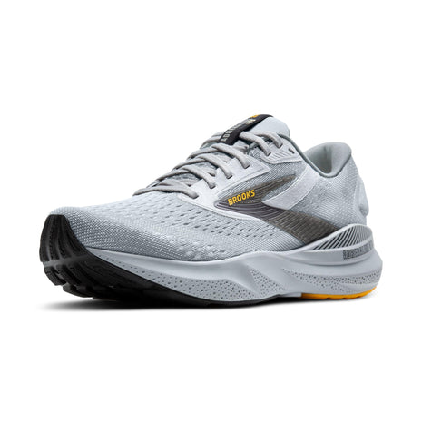 Brooks Men’s Adrenaline GTS 24 Supportive Running Shoe - Alloy/White/Gold Fusion - 11 Medium