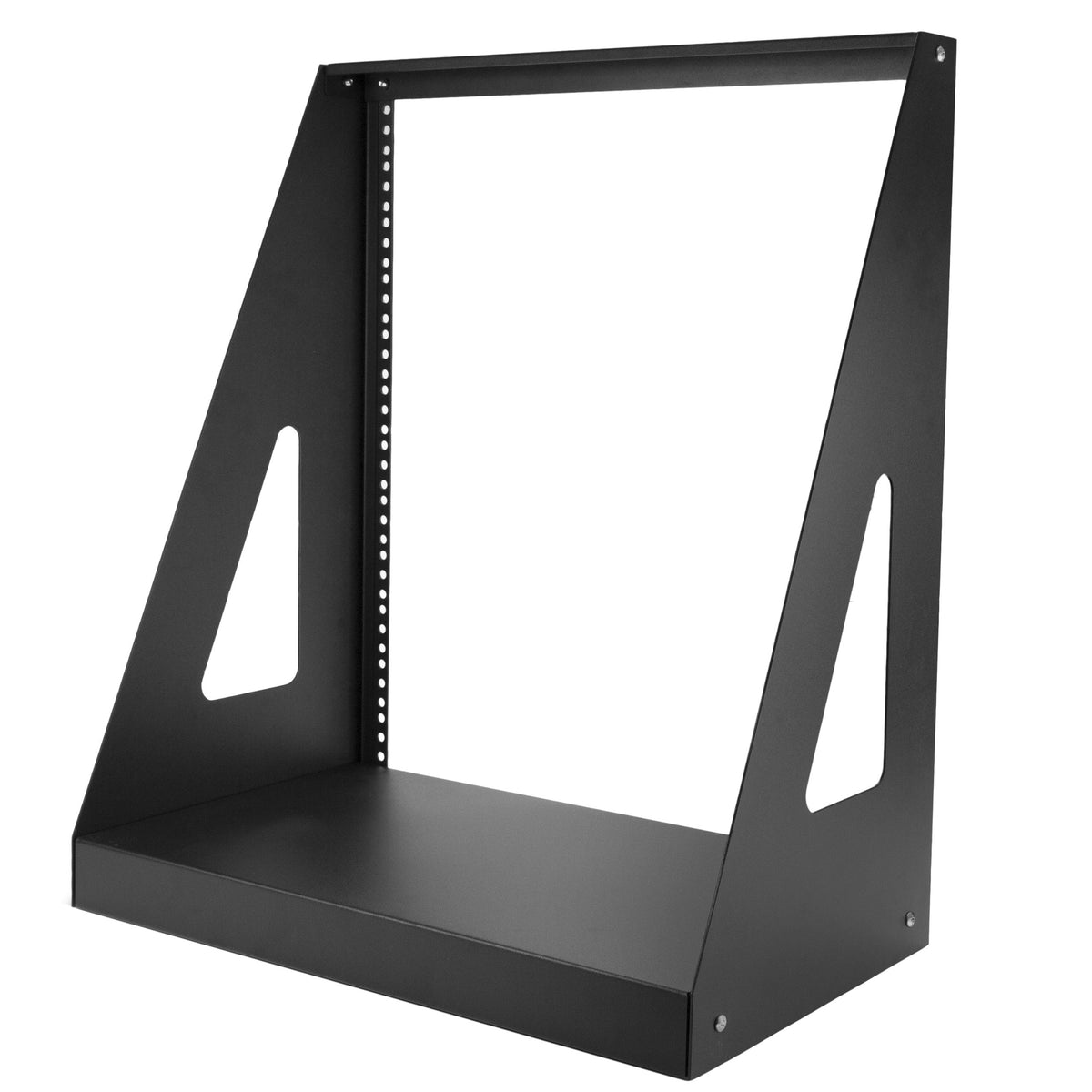 StarTech.com 2-Post 12U Heavy-Duty Desktop Server Rack, Small Open Frame 19in Computer Rack, Compact Network Rack for AV / Studio / Data / IT Equipment, Two-Post Home/Office Rack, TAA (2POSTRACK12)