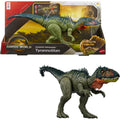 Mattel Jurassic World Rebirth Gigantic Thrashers Tyrannotitian Dinosaur Figure Toy, 2 Tail Activated Rampage Attacks, Digital Play