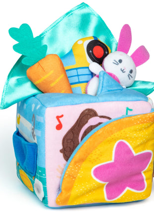 Ms. Rachel Surprise Learning Box with 6 Educational & Developmental Toys | 6 Soft Accessories & Interactive Scenes, Develops Fine Motor Skills, Baby Toys for Girls & Boys Ages 3 Months to 2+