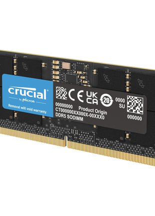 Crucial 48GB DDR5 RAM, 5600MHz (or 5200MHz or 4800MHz) Laptop Memory, SODIMM 262-Pin, Compatible with 13th Gen Intel Core and AMD Ryzen 6000 - CT48G56C46S5