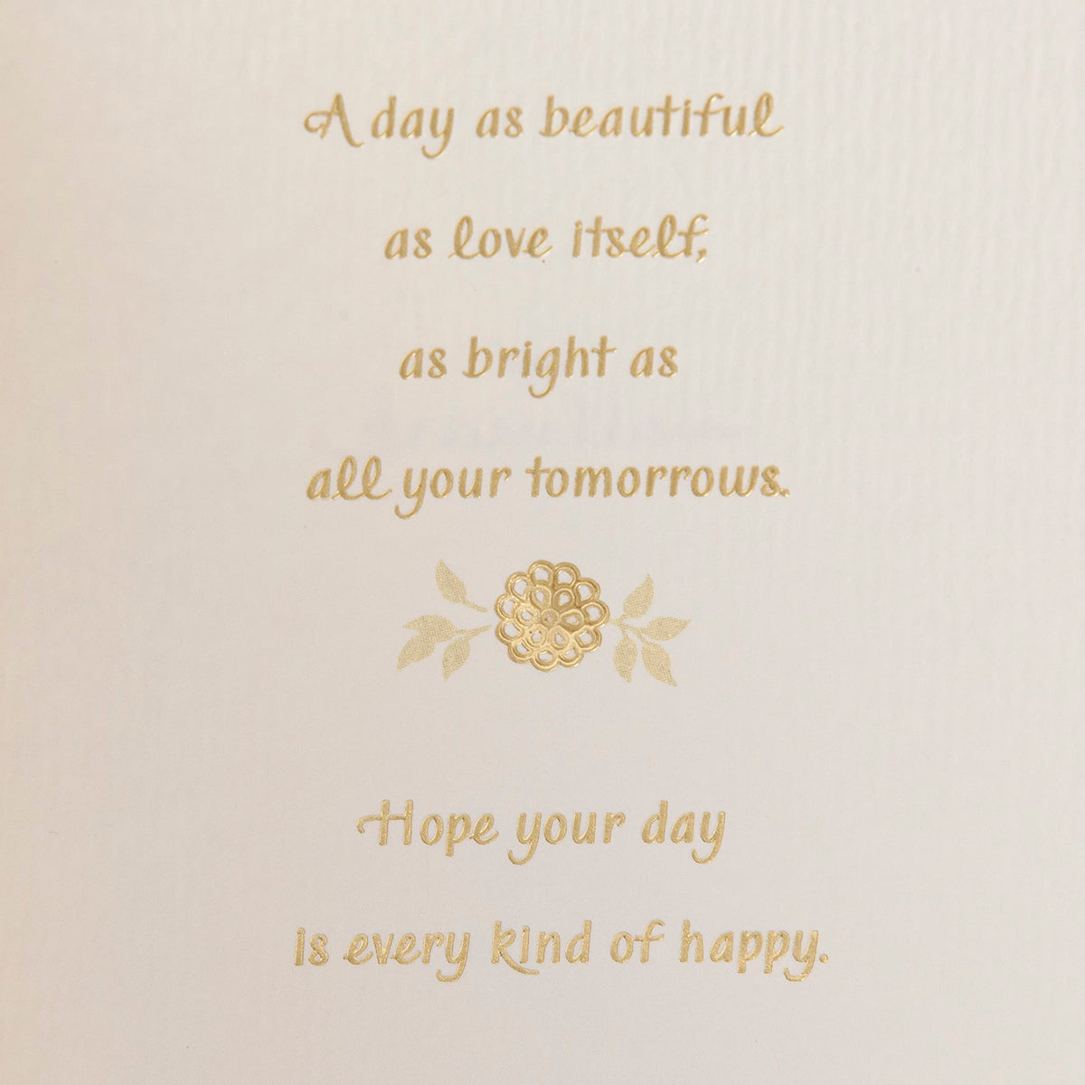 Hallmark Wedding Card (Mr. & Mrs.)