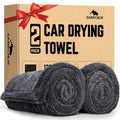 SMINDER 2-Pack 1200 GSM Car Drying Towels – Microfiber Towels for Cars (36