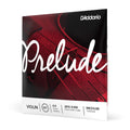 D'Addario Prelude Violin Strings, J810 4/4M, Medium Tension, 4/4 Scale, 4-String Full Set
